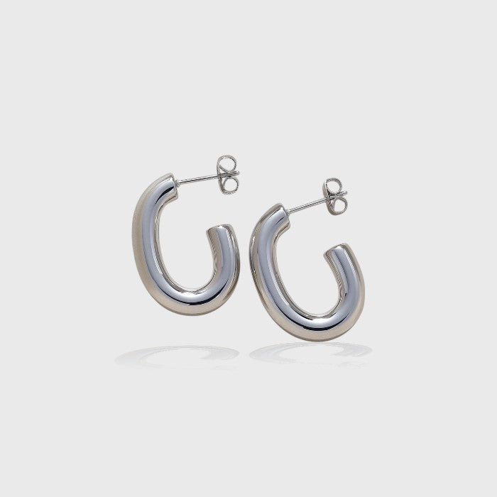 Semi-circle earrings