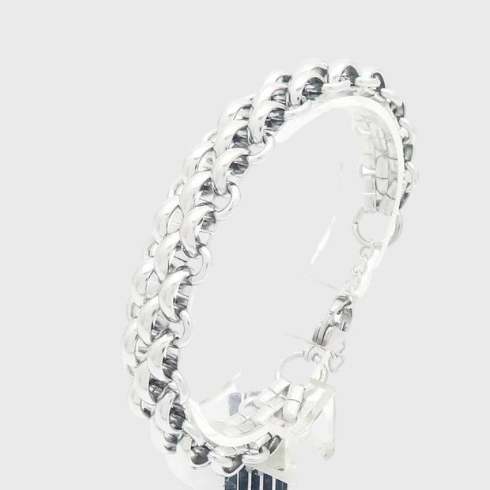 Bracciale catena doppia