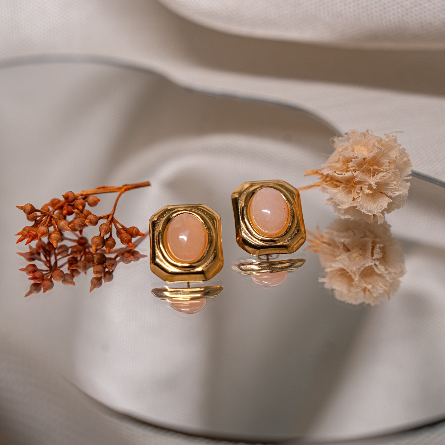 Orecchini bottone vintage