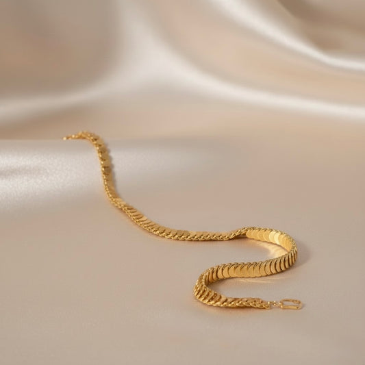 Bracciale maglia serpente