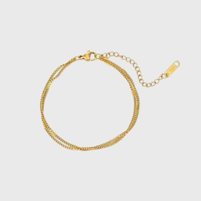 Bracciale doppia catena