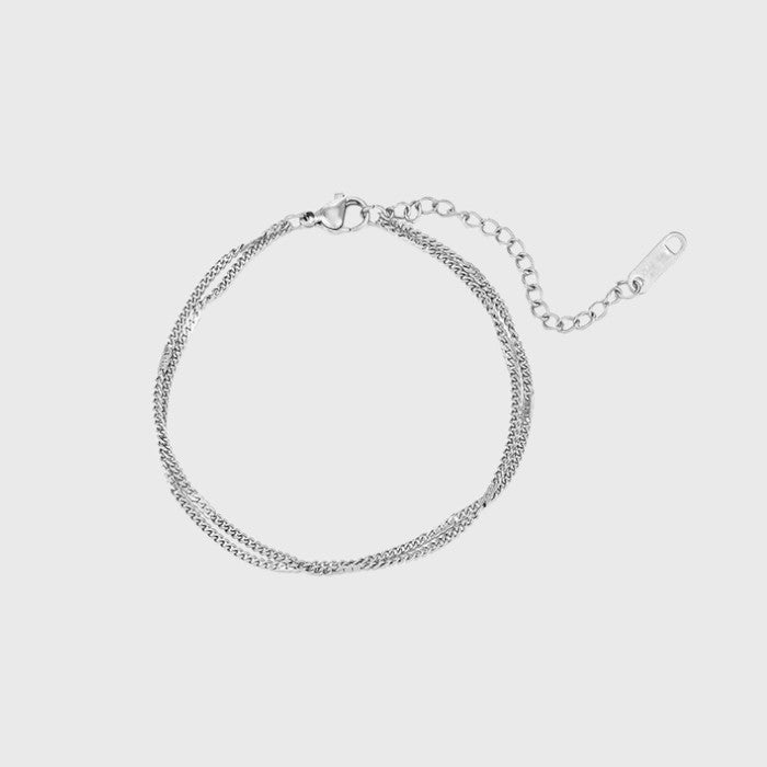 Bracciale doppia catena