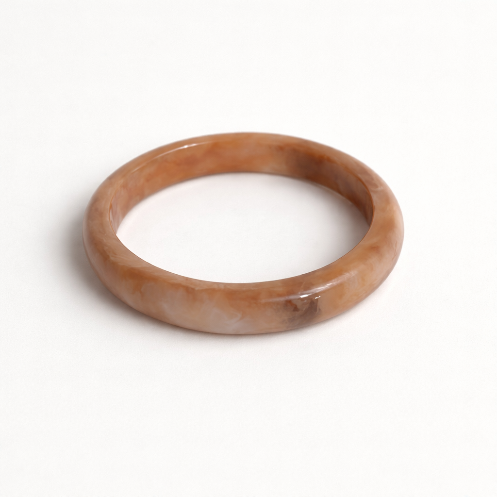 Bracciale rigido effetto marmo