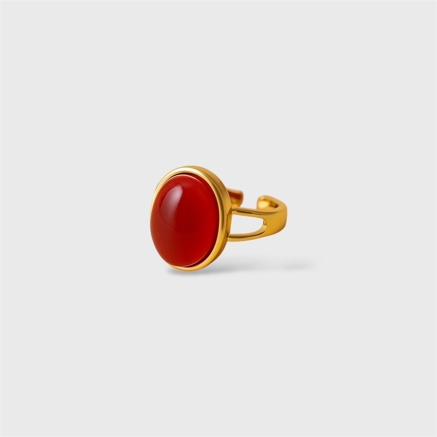 Anello pietra rossa