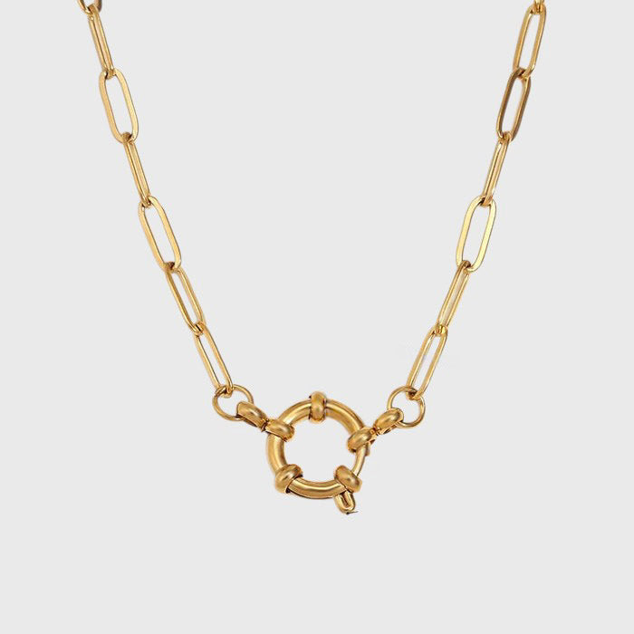 Collana moschettone per charms