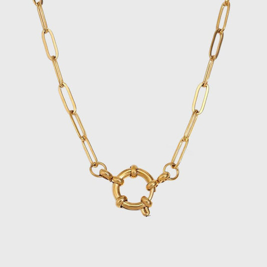 Collana moschettone per charms