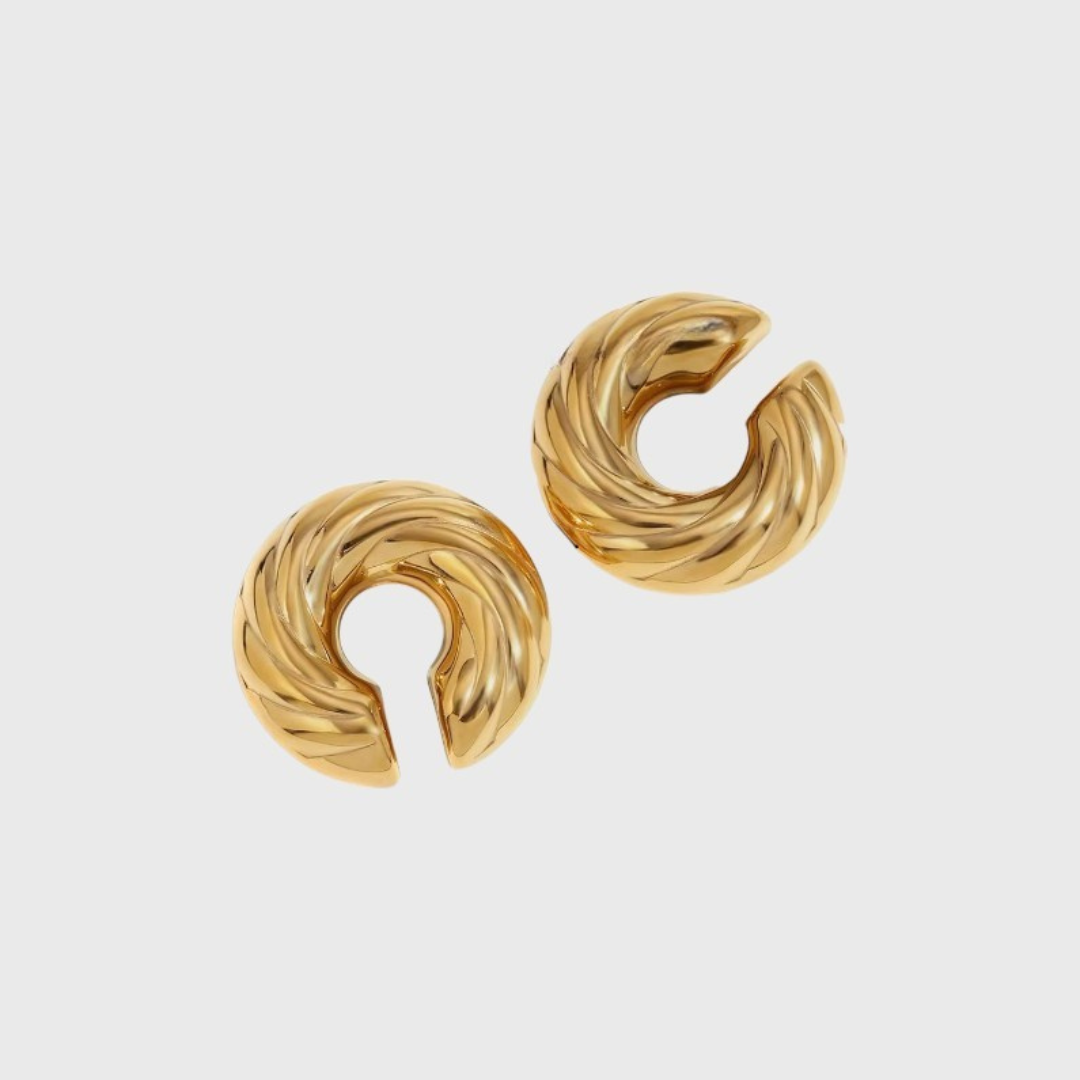 Double Circle Ear Cuff