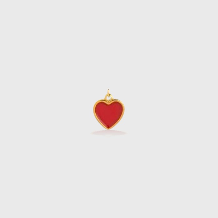 Charm cuore rosso