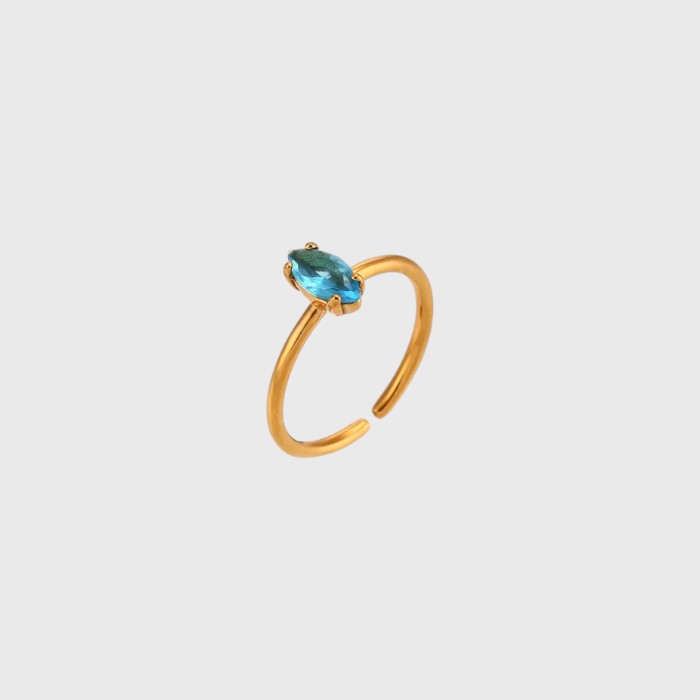 Anello pietra azzurra