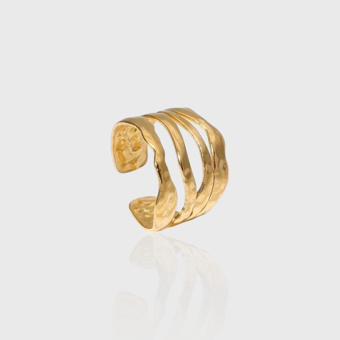 Anello linee irregolari