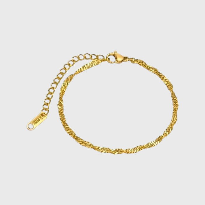2.5mm gold bracelet