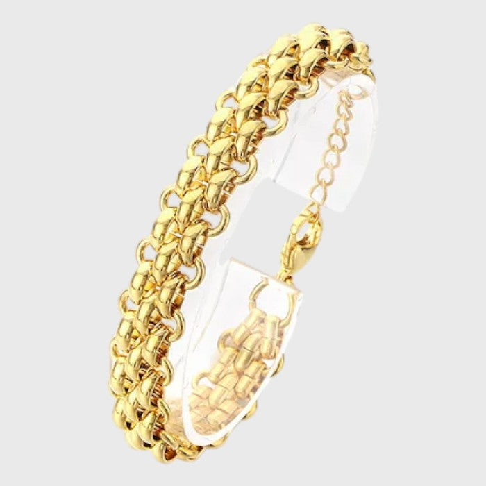 Bracciale catena doppia