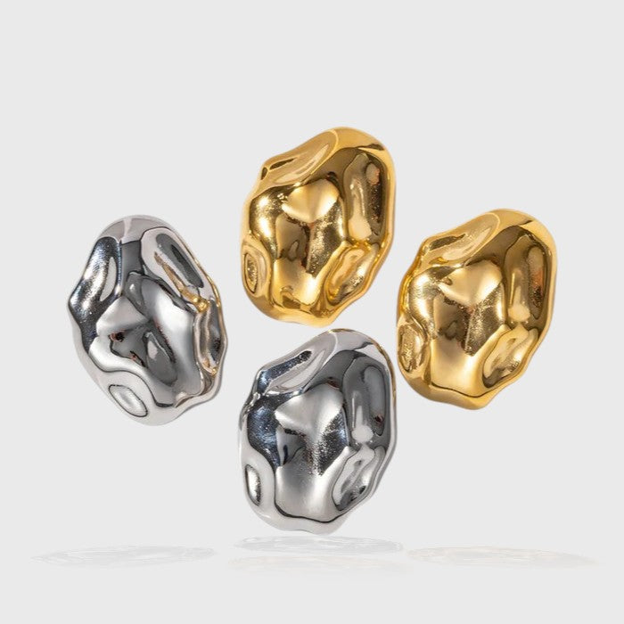 Orecchini martellati